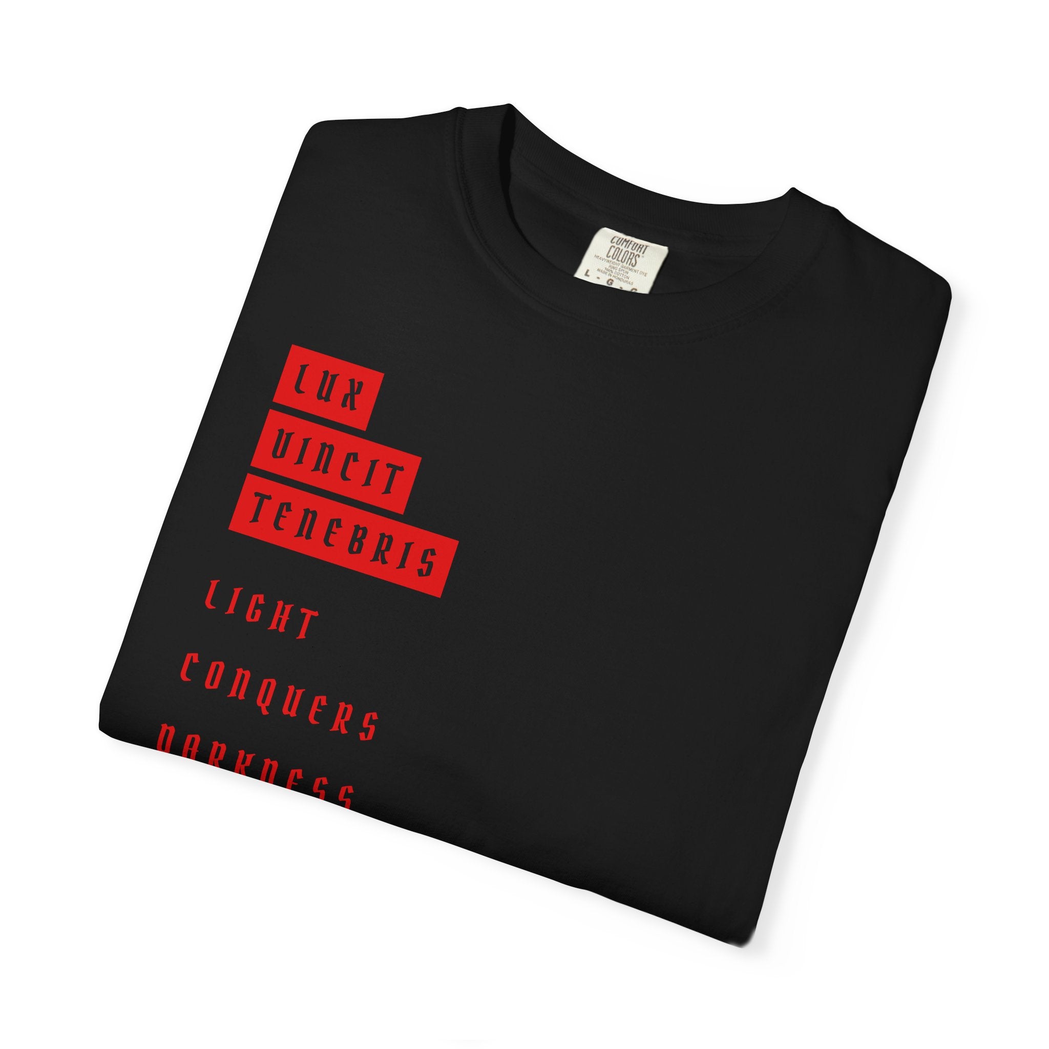 Latin Series - Lux Vincit Tenebris Tee